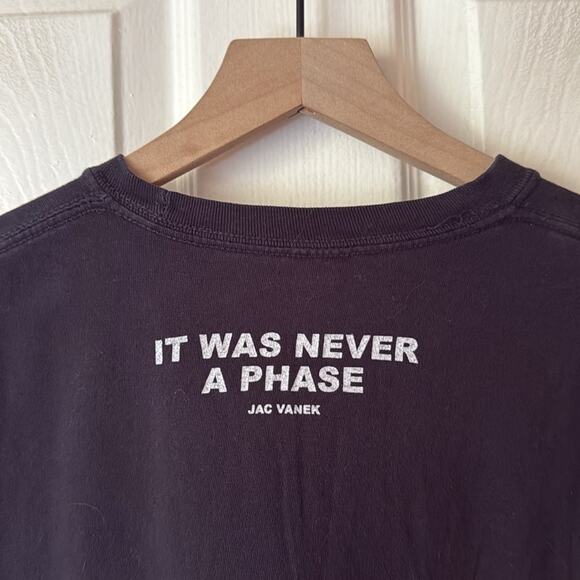 Jac Vanek Elder Emo T-Shirt Black size medium - Picture 7 of 7